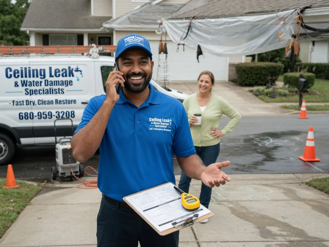 Ceiling Leak Cleanup Fairfield, KY FAQs